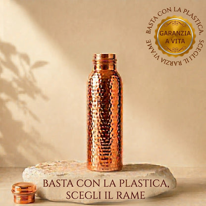 Borraccia in Rame – Dokoze™ | Acqua Purificata Naturalmente, Senza Plastica