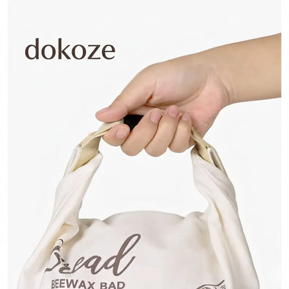 Borsa del pane in cera d'api biologica – 100% cotone