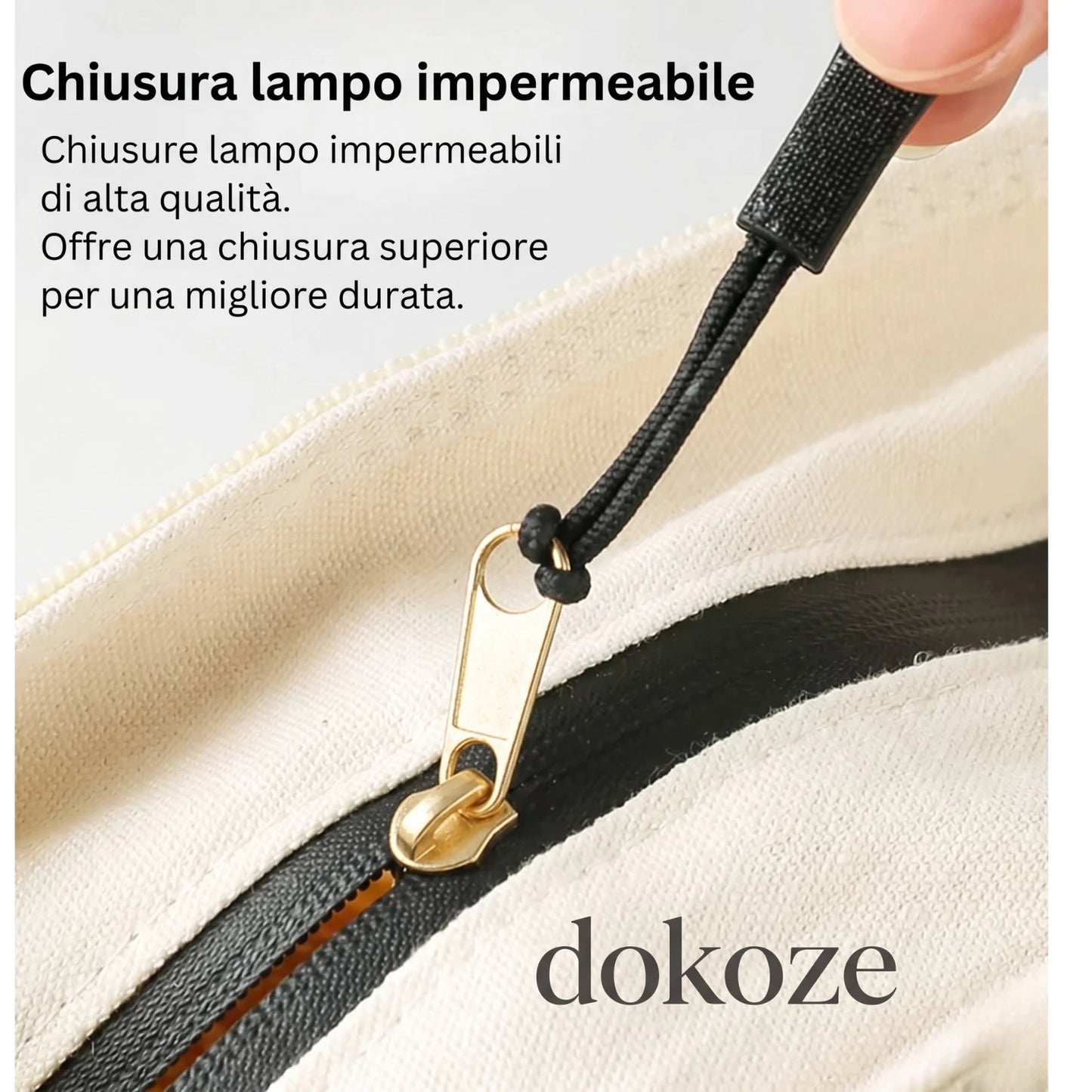 Borsa del pane in cera d'api biologica – 100% cotone